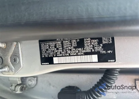 2016 Volvo Xc60 T5 Premier from USA, damaged, VIN YV4612RK6G2781867